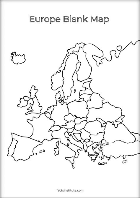 Printable Blank Map Of European Countries Ruby Printable Map