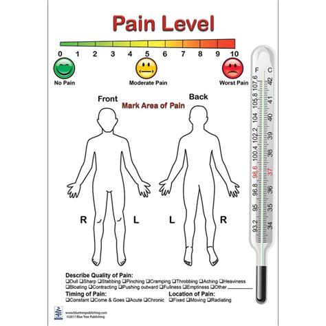 Printable Body Pain Char