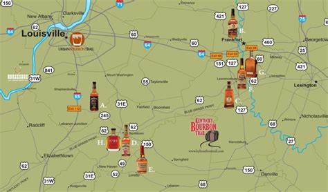 Printable Bourbon Trail Map