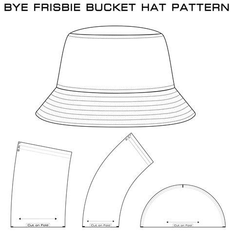 Printable Bucket Hat Pattern Customize and Print