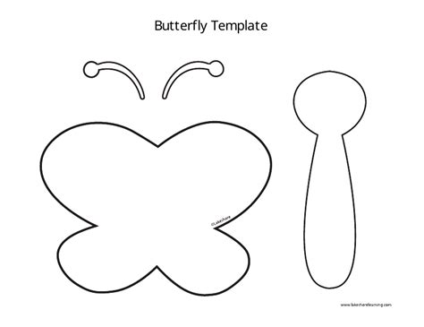 Printable Butterfly Body