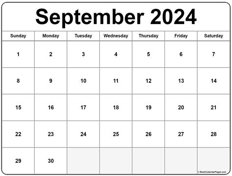 Printable Calendar 2024 September Your Guide to Creating a Stylish and