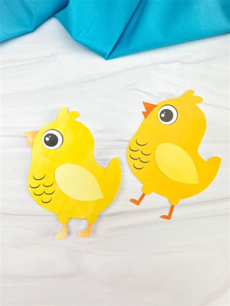 Printable Chick Craft For Kids [Freebie] - Simple Everyday Mom