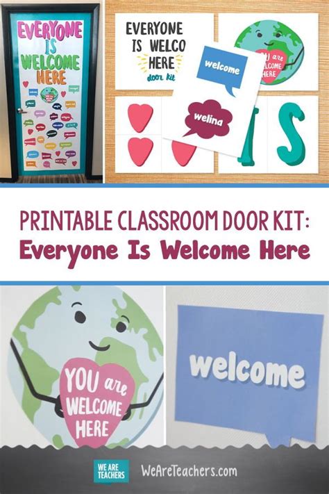 Printable Classroom Door Kit Everyone is Here Classroom