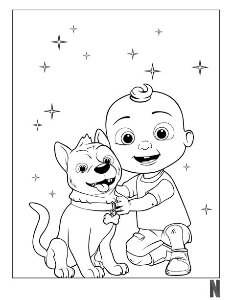 Printable Cocomelon Coloring Pages