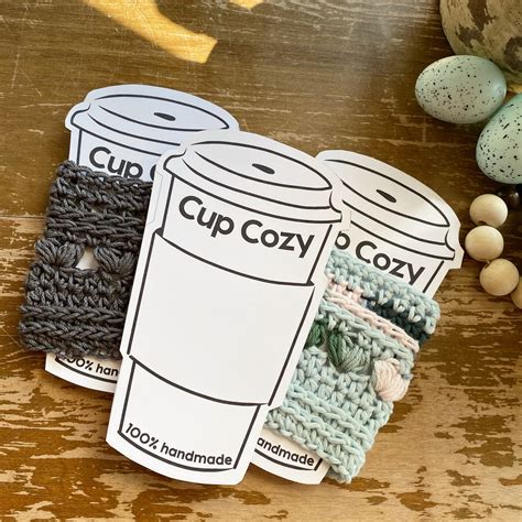 Printable Coffee Cup Cozy Template