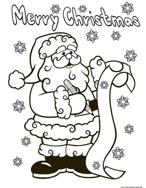 Printable Color Christmas Pictures