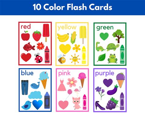 Printable Color Flash Cards Printable Calendars AT A GLANCE