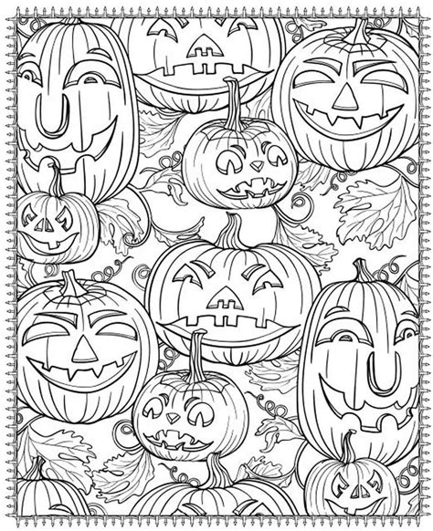 Printable Coloring Pages For Adults Halloween