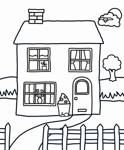Printable Coloring Pages House