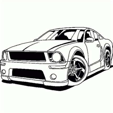 Printable Coloring Pages Of Cars