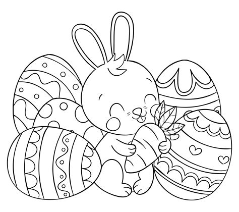 Printable Coloring Pages Of Easter