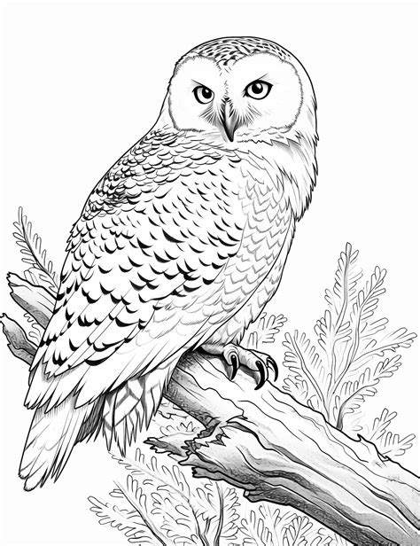 Printable Coloring Pages Owls