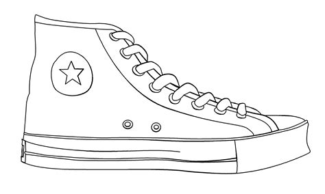 Printable Coloring Pages Shoes