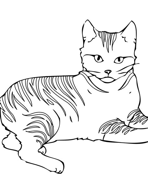 Printable Coloring Pictures Of Cats