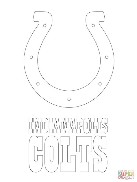 Printable Colts Coloring Pages Coloring Home