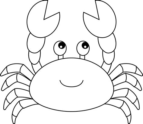 Printable Crab Craft Template