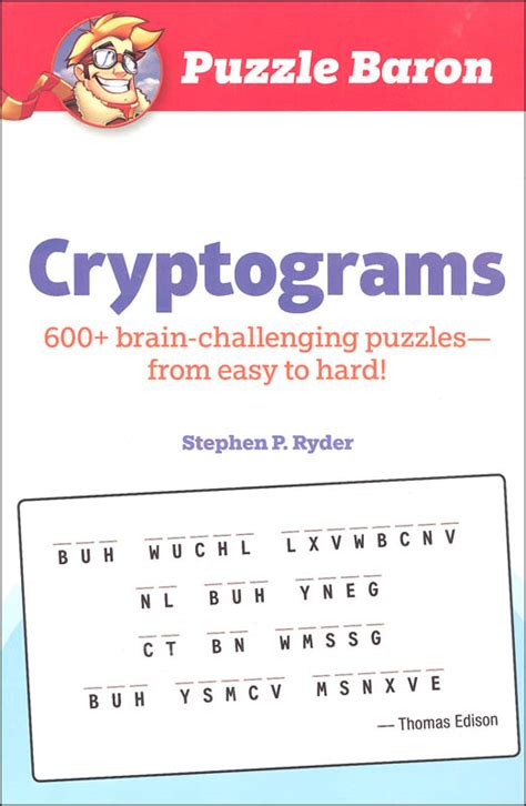 Printable Cryptograms Puzzle Baron