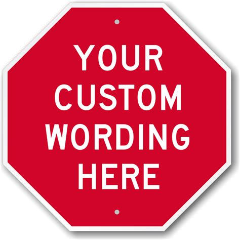 Printable Custom Signs