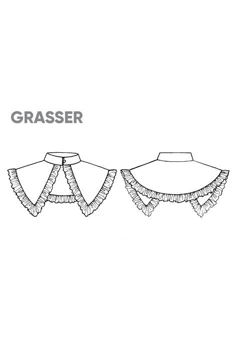 Printable Detachable Collar Pattern