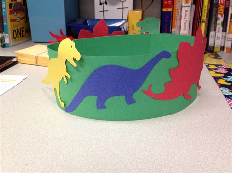Printable Dinosaur Hat Craft