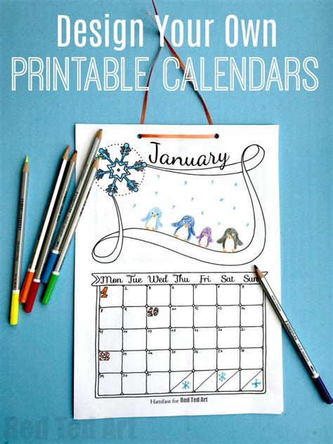 Printable Diy Calendar