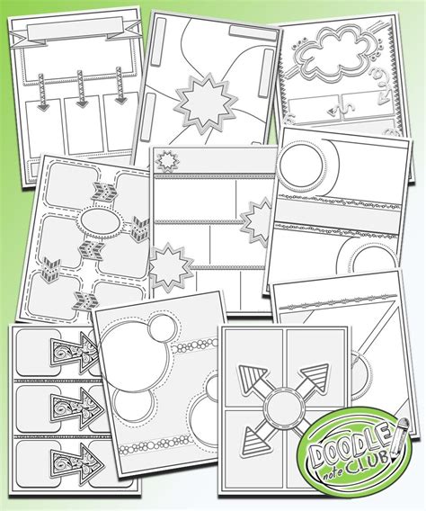 Printable Doodle Notes Template Free