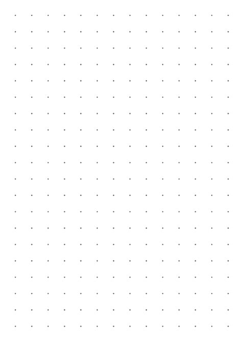 Printable Dot Grid Paper with 10 mm spacing PDF Download Bullet