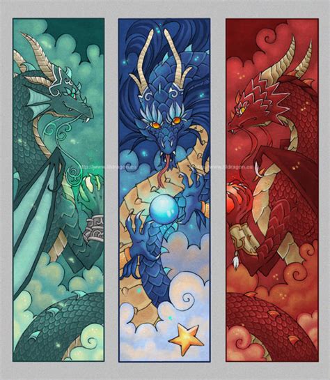 Printable Dragon Bookmarks