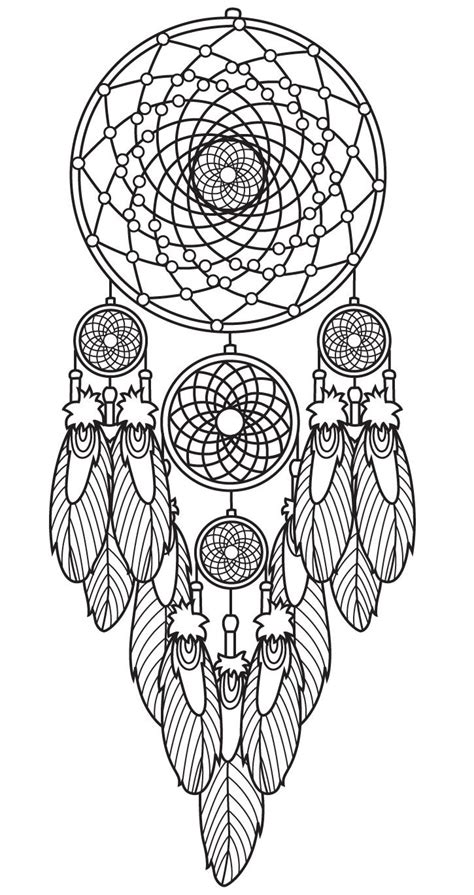 Printable Dream Catcher Coloring Pages