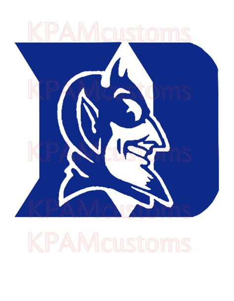 Printable Duke Blue Devils Logo