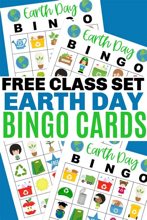 Printable Earth Day Bingo Cards For Class Life Is Sweeter By Design