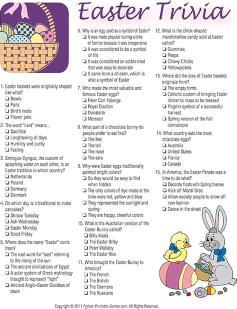 Printable Easter Trivia Game Download Software Amazon Com