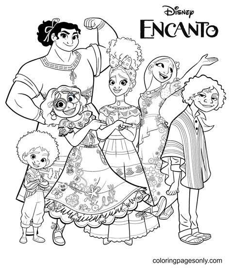 Printable Encanto Coloring Pages Customize and Print