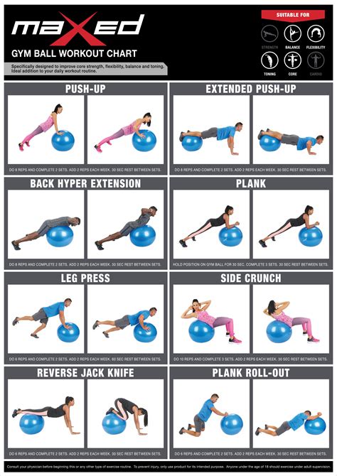 Printable Exercise Ball Exercises