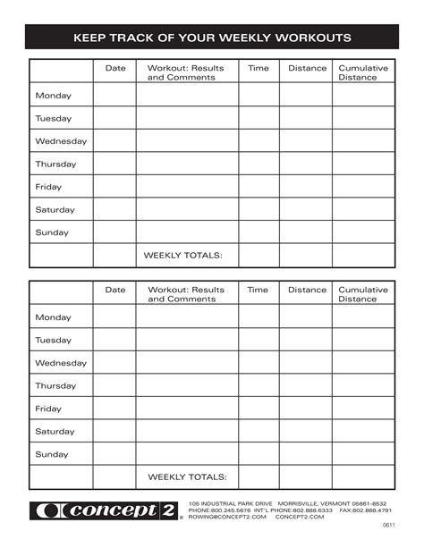 Printable Exercise Sheets