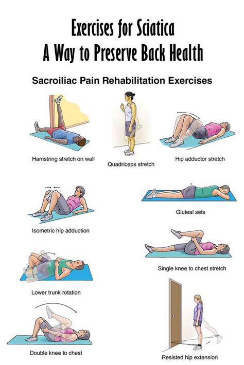 Printable Exercises For Sciatica Pain