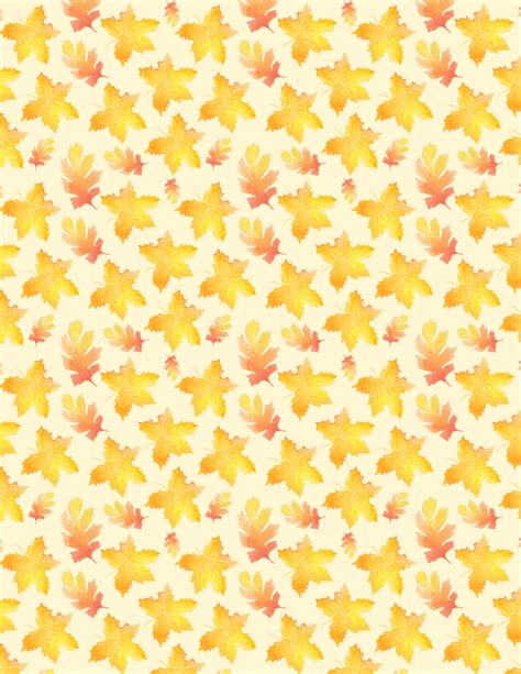 Printable Fall Pattern Papers Scrap Booking