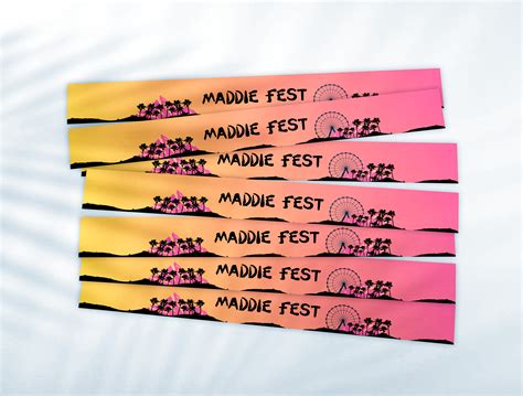 Printable Festival Wristbands