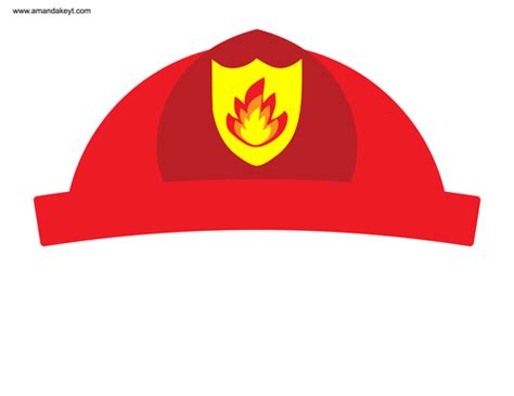 Printable Fireman Hat Template ClipArt Best