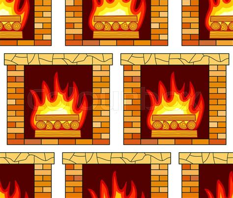 Printable Fireplace Bricks