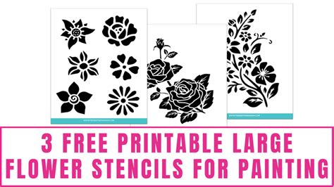 Printable Flower Patterns To Paint