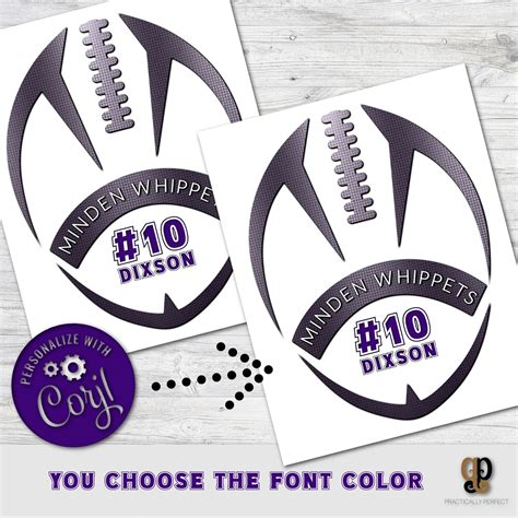 Printable Football Locker Signs