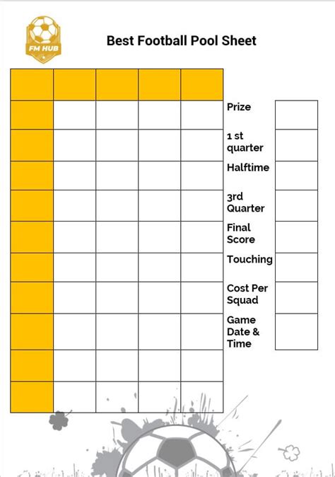 Printable Football Pools Room Surf Com