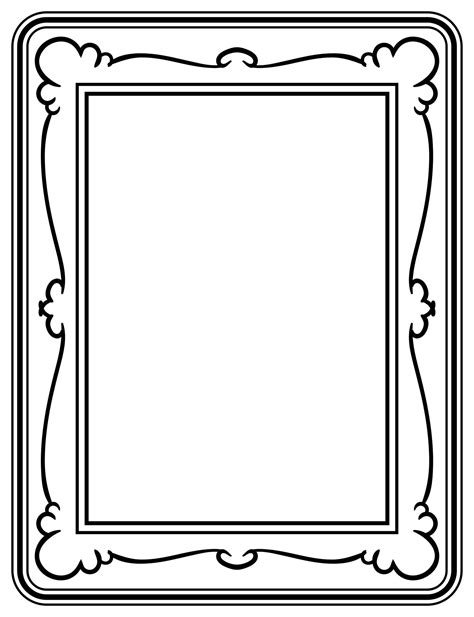 Printable Frames Free Graphics Template Printable