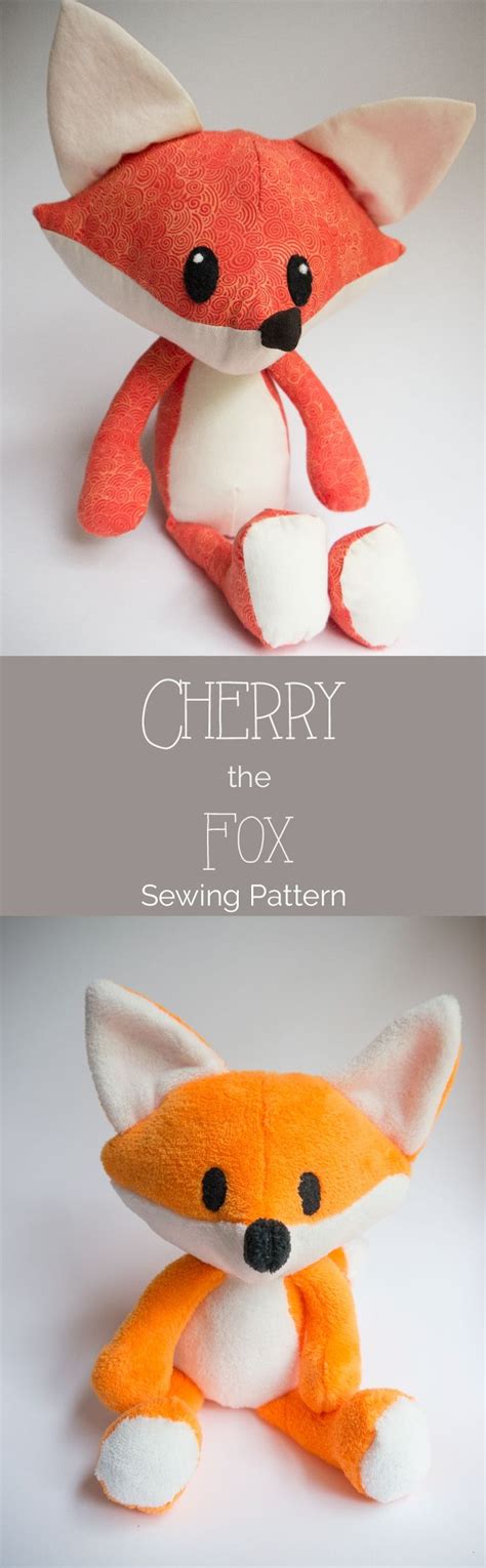 Printable Free Fox Sewing Pattern Free Printable Pattern