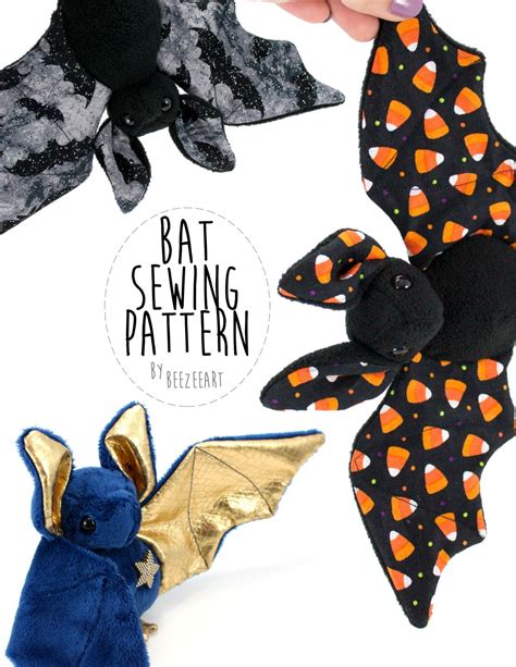 Printable Free Plush Pattern Bat
