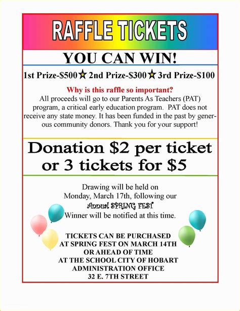 Printable Fundraiser Flyer Template Free