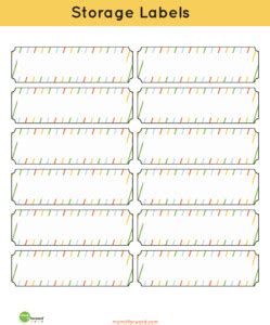 Printable General Storage Labels Mom it ForwardMom it Forward
