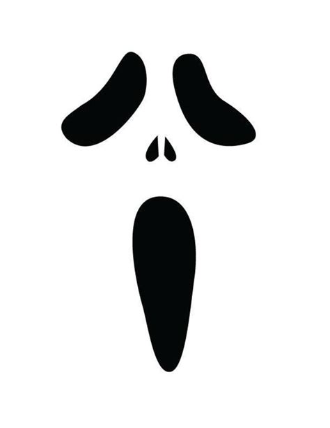 Printable Ghost Face Templates